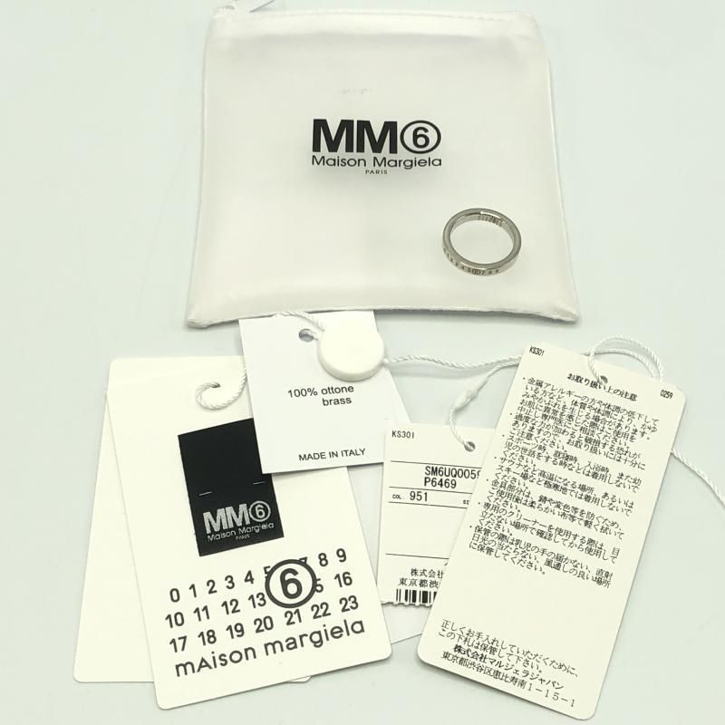 中古】Maison Margiela MM6 NUMERIC MINIMAL SIGNATURE RING 指輪  