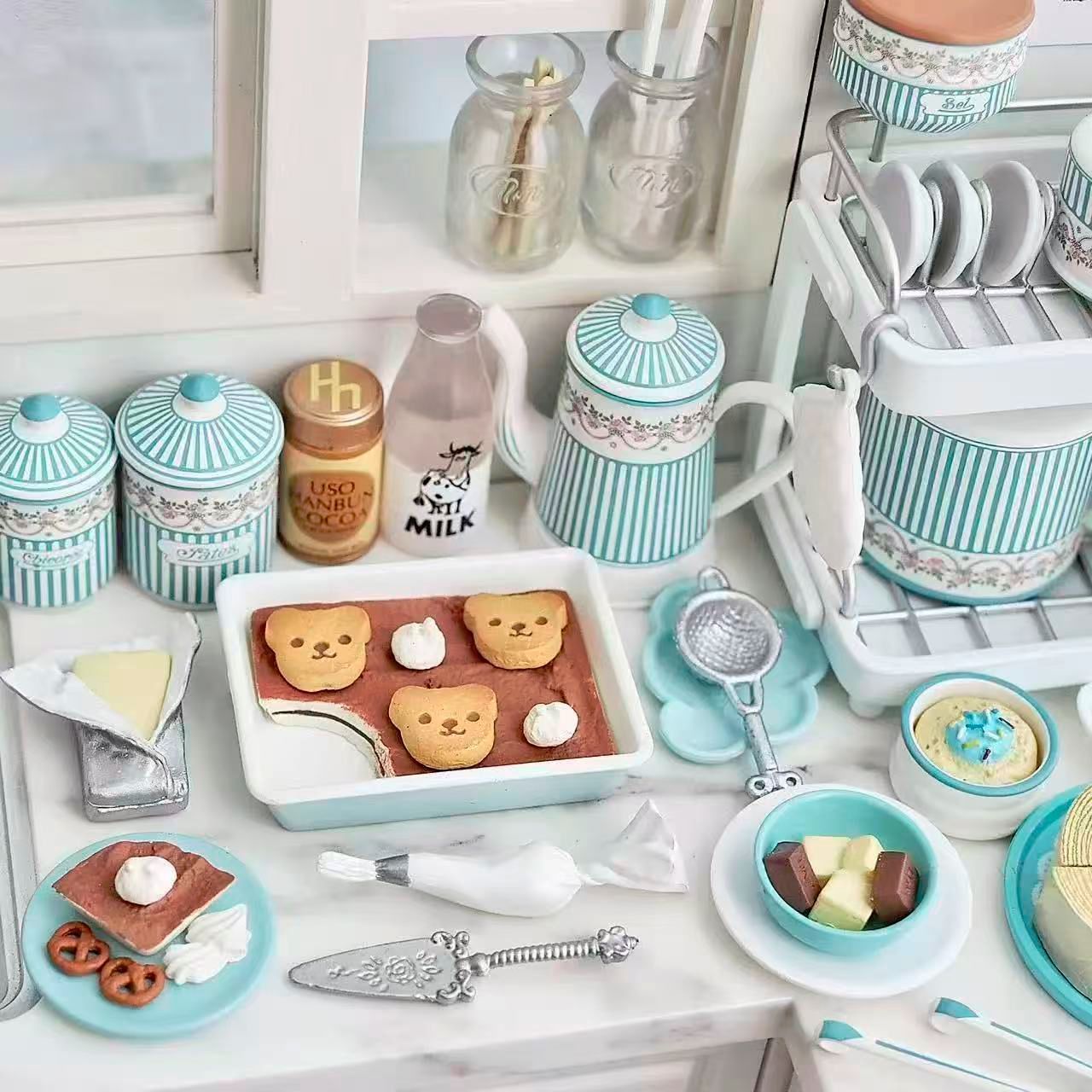 ミニチュア 1/6スケール 西洋雑貨 キッチン雑貨セット limited edition