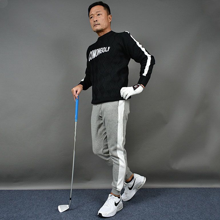 新品【COMONGOLF/コモンゴルフ】裏シャギーで暖かいスウェット素材