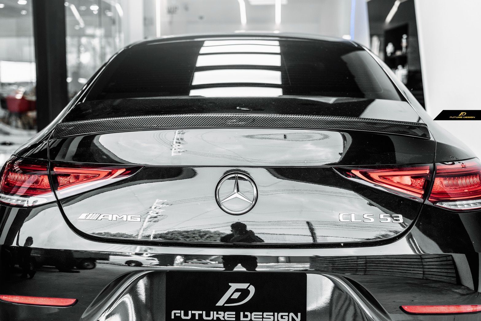 FUTURE DESIGN BENZ メルセデス ベンツ CLS-Class W257 C257 クーペ トランク用 リアスポイラー 本物DryCarbon ドライカーボン AMG エアロ カスタム