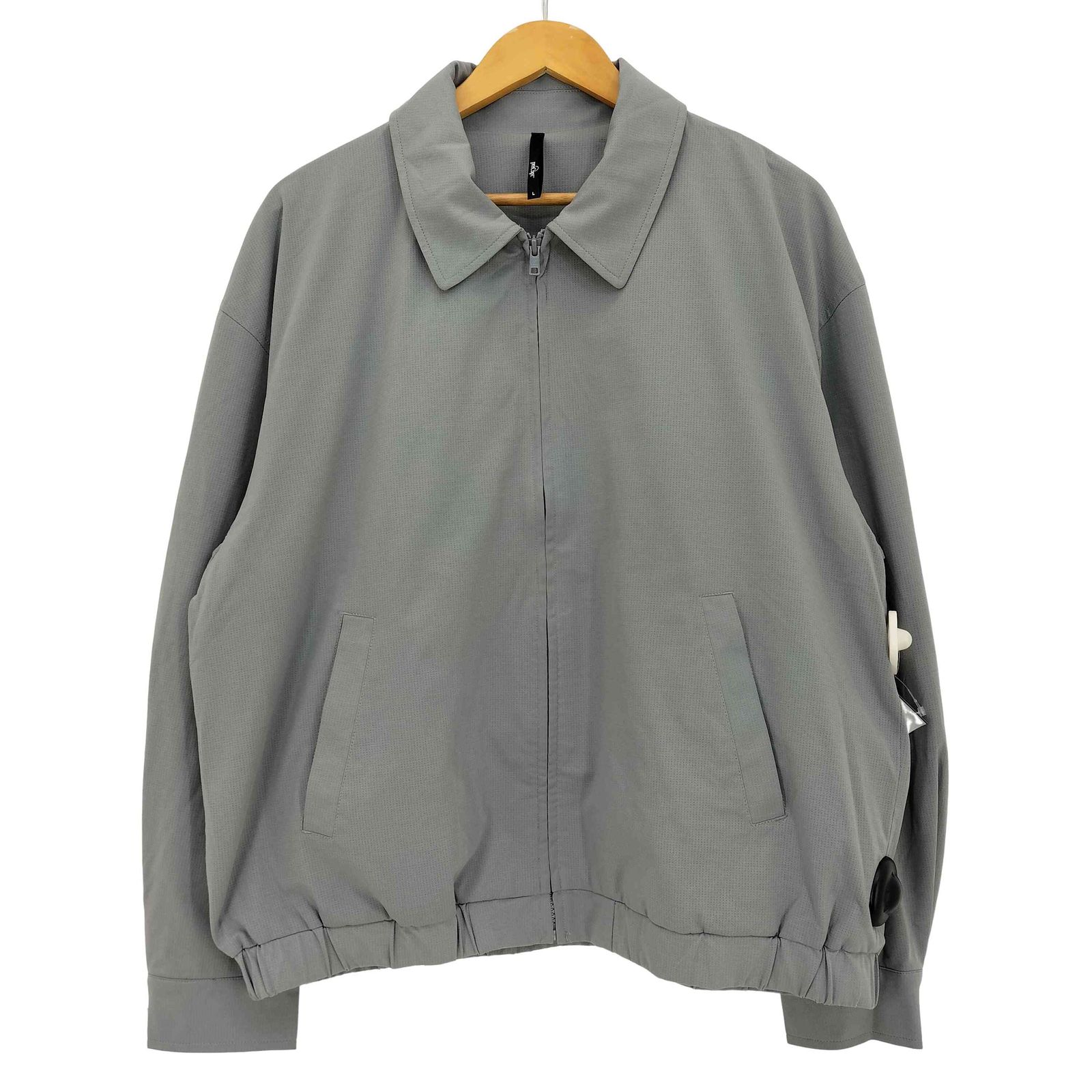 ユーズドフルギ 古着 PRECEPT MESH KNIT ZIP BLOUSON メッシュ ニット ジップ ブルゾンジャケット メンズ JPN L