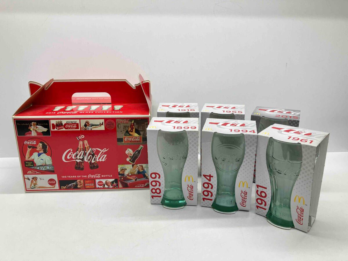 未使用品 マクドナルド限定 100周年記念 コカ・コーラ グラス 未使用品 マクドナルド限定 100周年記念 コカ・コーラ グラス