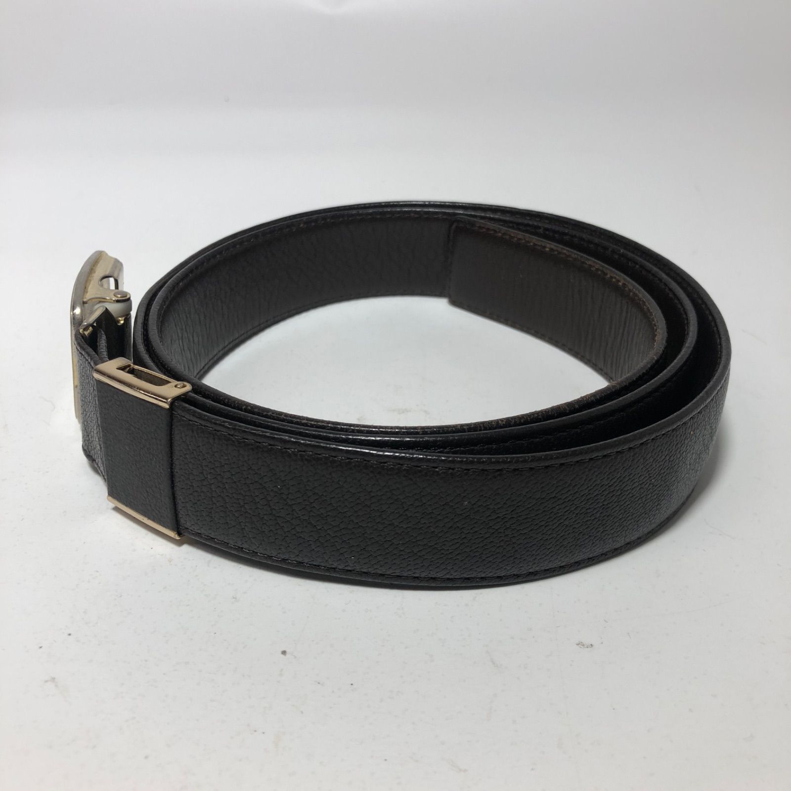 Saint Laurent Monogramme Belt in Noir | FWRD