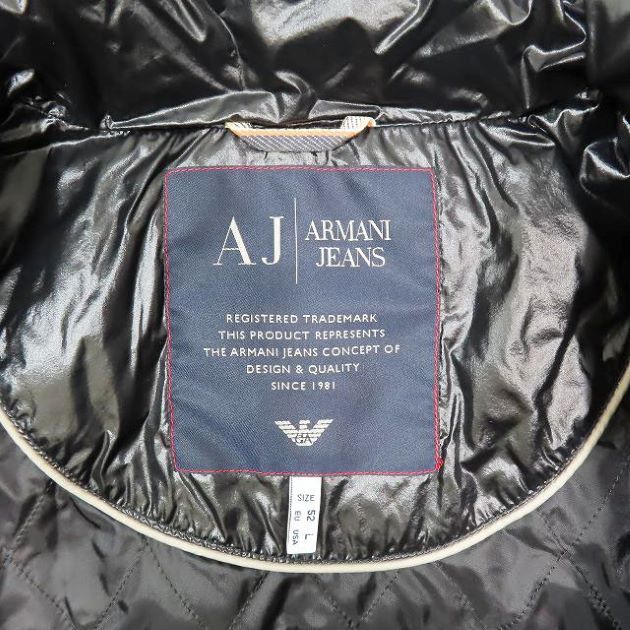 アルマーニ ジーンズ ARMANI JEANS ダイヤキルティング パッカブル 