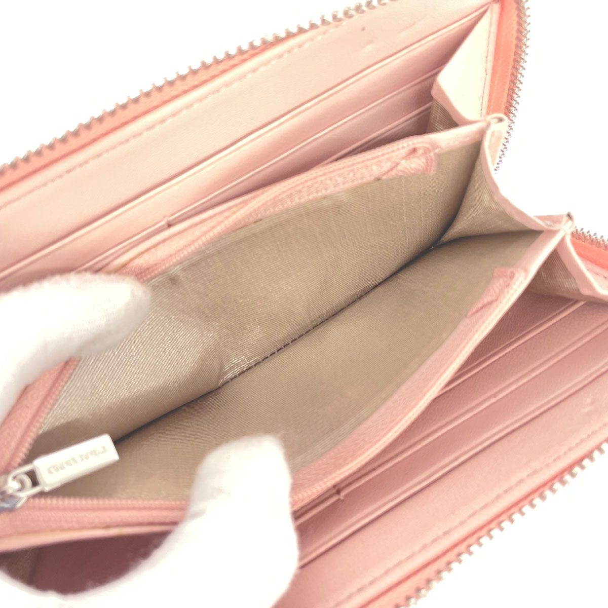 美品 CROlX ROYAL クロワ ロワイヤル ラウンドファスナー 長財布 