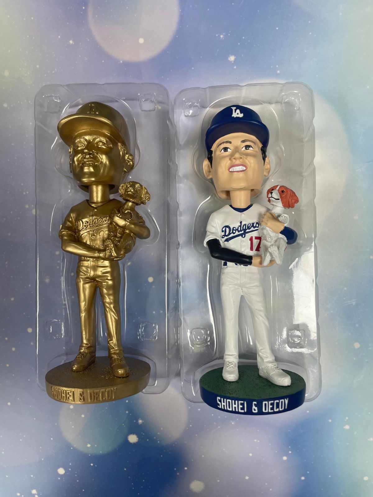 限定品金色 大谷翔平 デコピン バブルヘッド +大谷翔平 デコピン ボブルヘッド MS】超レア！ゴールド限定版 大谷翔平 デコピン 8月28日