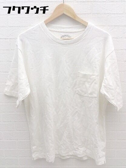 AUTHENTIC オーセンティック 半袖 Tシャツ カットソー サイズL ホワイト メンズ 【1002801294816】