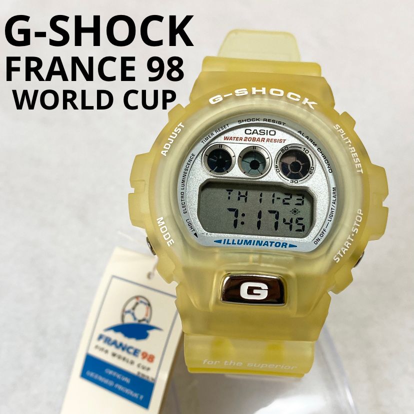 ☆新品♪CASIO G-SHOCK FIFA WORLD CUP 98 フランスワールドカップ記念 ☆新品♪CASIO G-SHOCK FIFA WORLD CUP 98 フランスワールドカップ記念