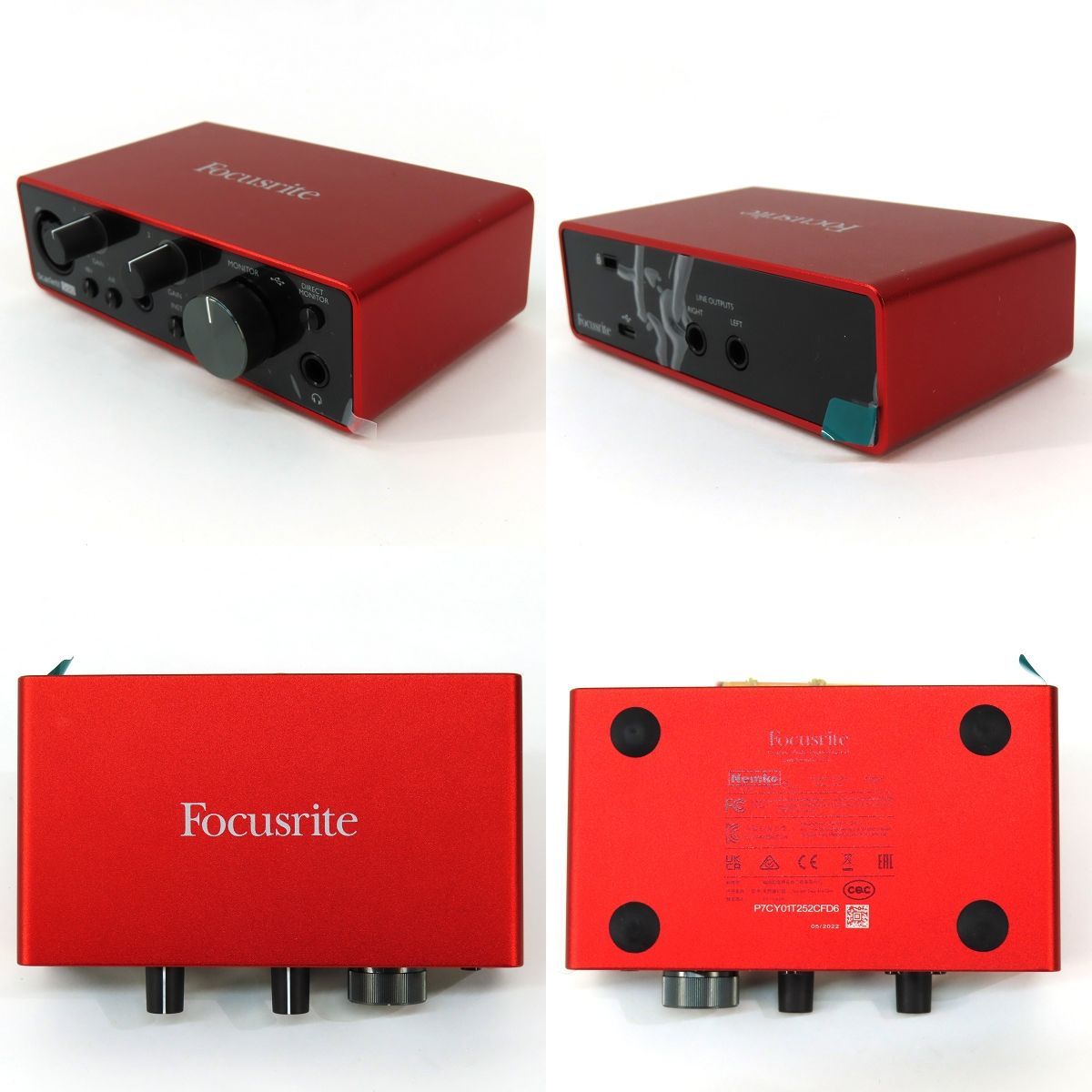 Focusrite フォーカスライト Scarlett Solo Studio オーディオインターフェース USBタイプ ※中古