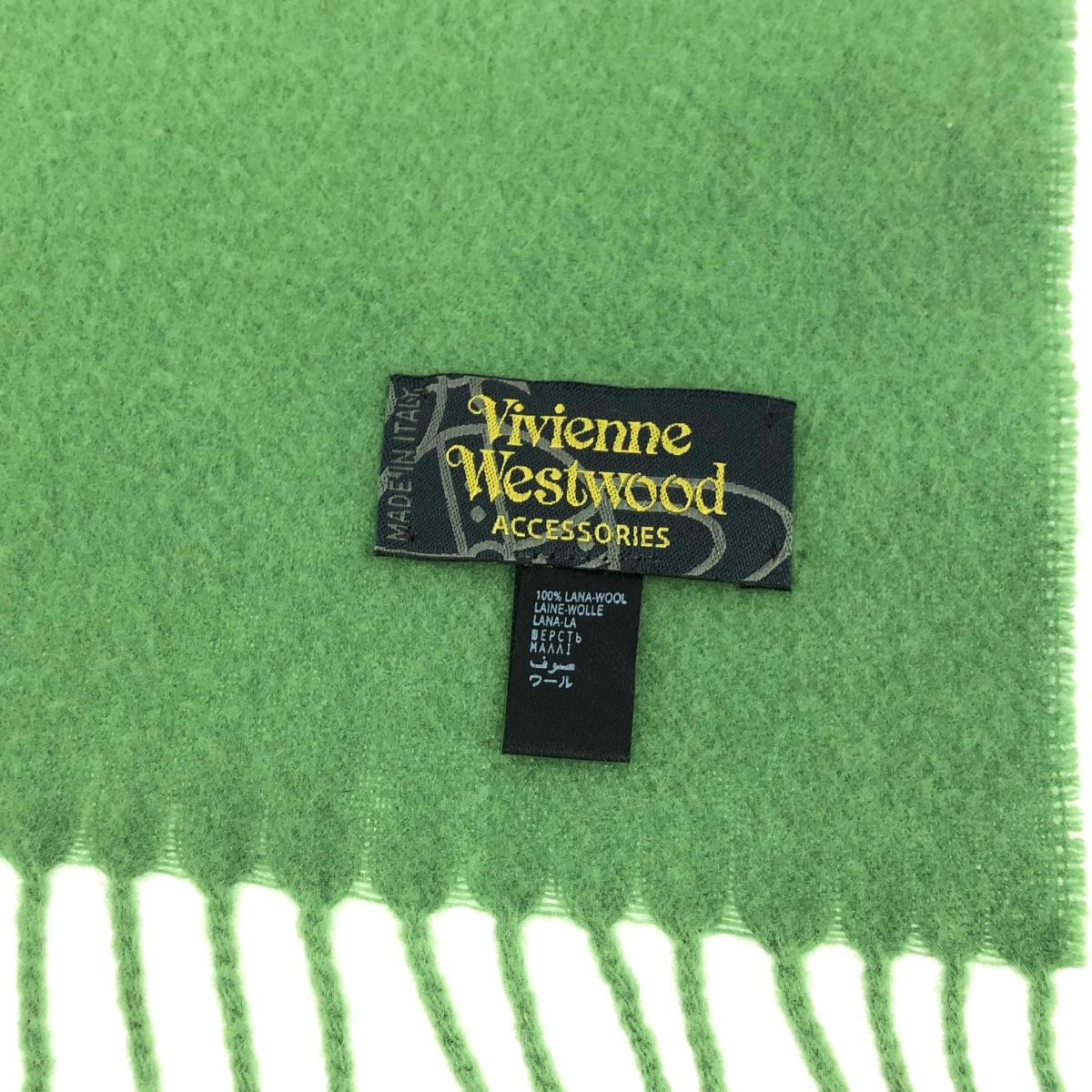 Vivienne Westwood ヴィヴィアンウエストウッド マフラー ロゴ刺繍
