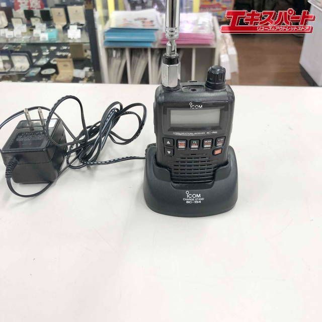 ICOM IC-R6 アイコム 広帯域 ハンディレシーバー ブラック BC-194充電