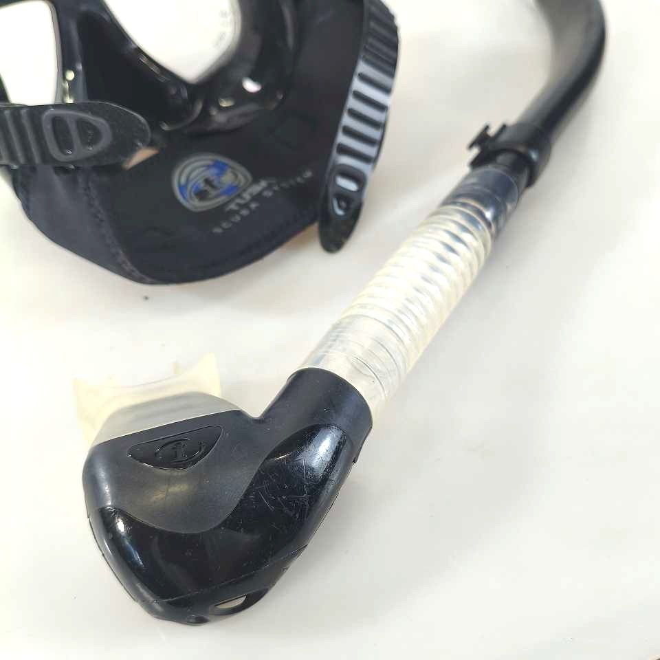 TUSA - TUSA ダイビングマスク スノーケル TUSA 水が入らないドライシュノーケル ダイビング 軽器材 2点