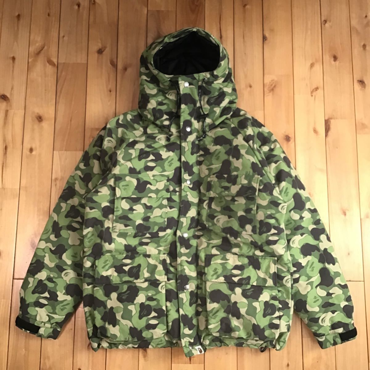 美品 ダウンジャケット BAPE ABC camo ベイプ ape エイプ 迷彩 - メルカリ