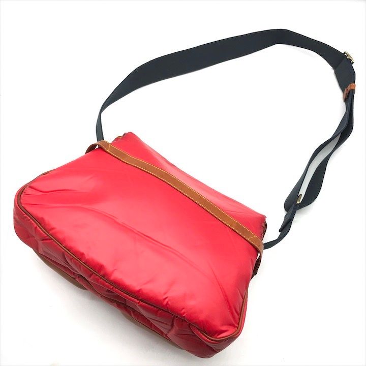 ロペHUNTING WORLD バチュークロス×レザー トートバッグ 美品 希少 ハンティングワールド バチュークロス トートバッグ レザー