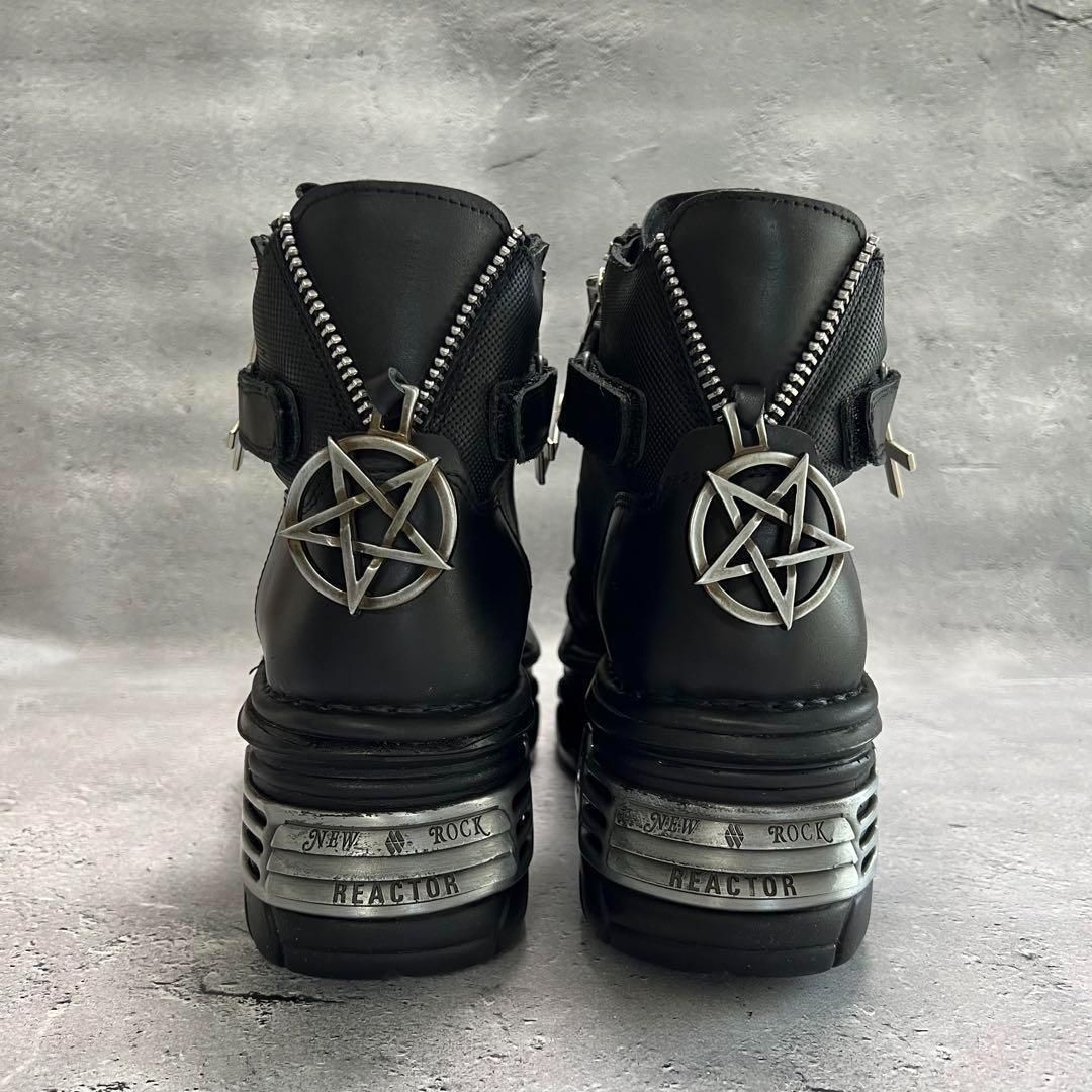 NEW ROCK M-1068-C1 43 27cm 厚底 新品未着用 NEW ROCK M-1068-C1 43 27cm相当 厚底ブーツ 新品未着用 - メルカリ