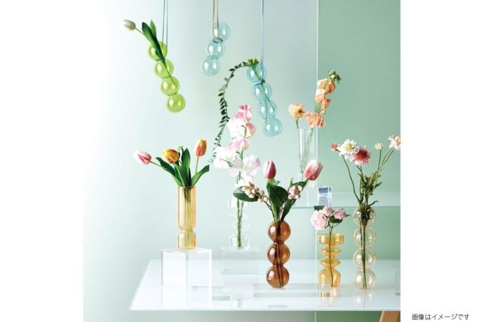 造花・アートフラワー 【新品・3営業日で発送】アスカ(Asca) ヒペリカムバンチ(1束3本) グリーン (A-47982-51A)【入数:24】