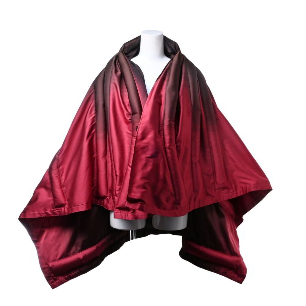ISSEY MIYAKE A.POC INSIDE グラデーション ダウンポンチョジャケット