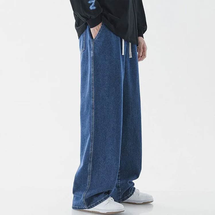 メンズ カジュアル ワイドレッグ ストレート パンツ ゆったり ストレート ゆったり パンツ ワイド パンツ 秋新入荷
