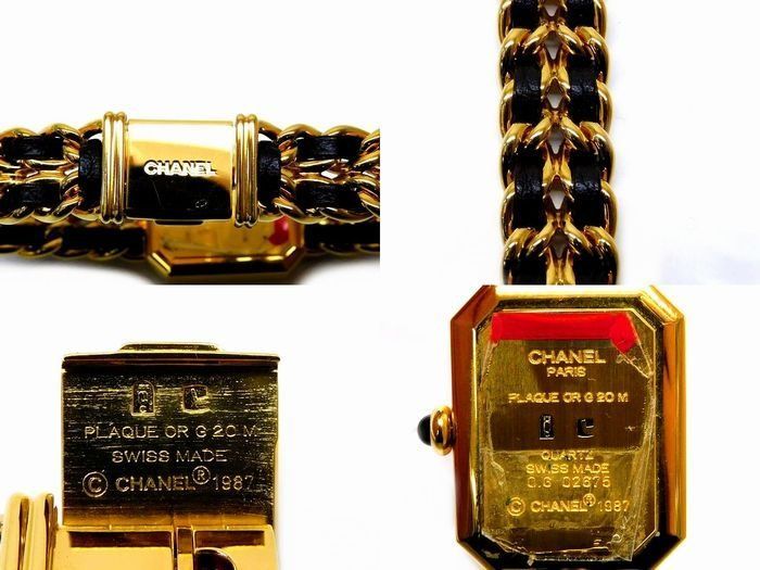 美品 シャネル 時計 □ プルミエール XLサイズ ステンレス ゴールドカラー レディース クォーツ 腕時計 CHANEL □6C マ10000 -  メルカリ