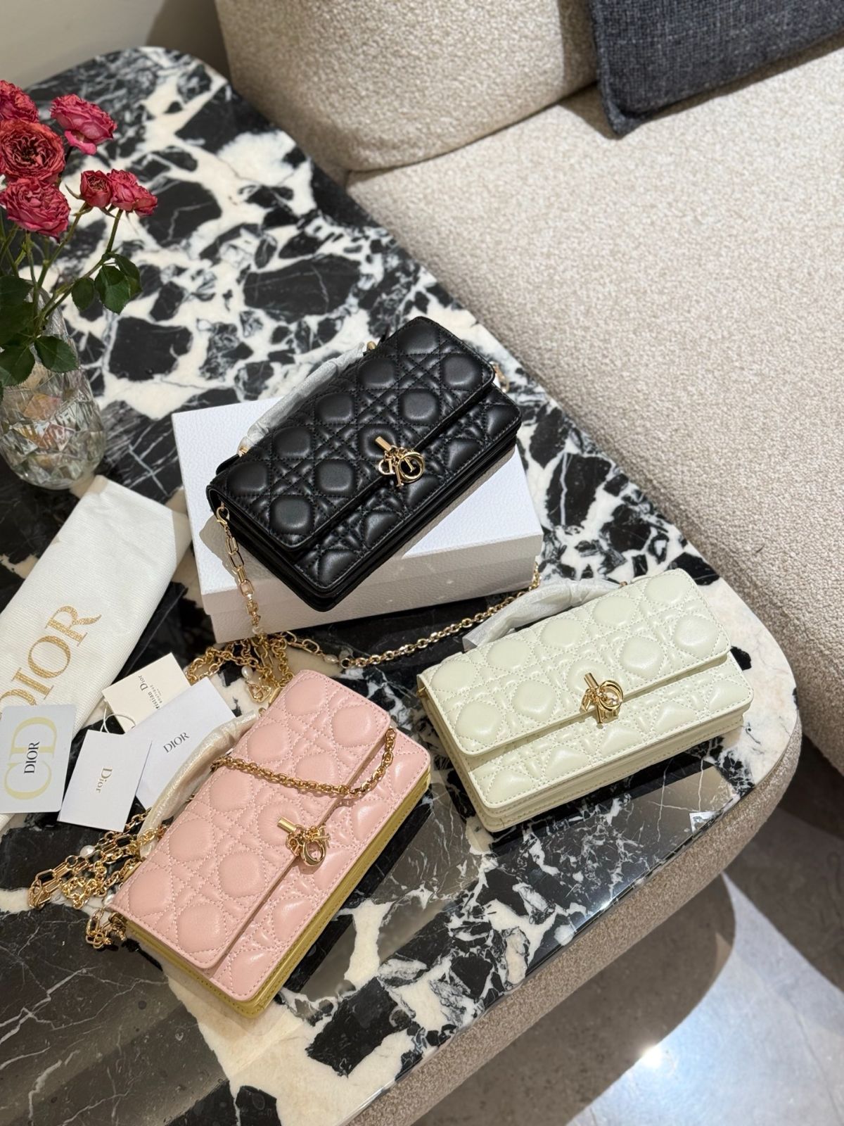 今日 Dior WOC Lambskin Phone Bag ディオール WOC ヤギ革 フォンバッグ-WTO輸入5