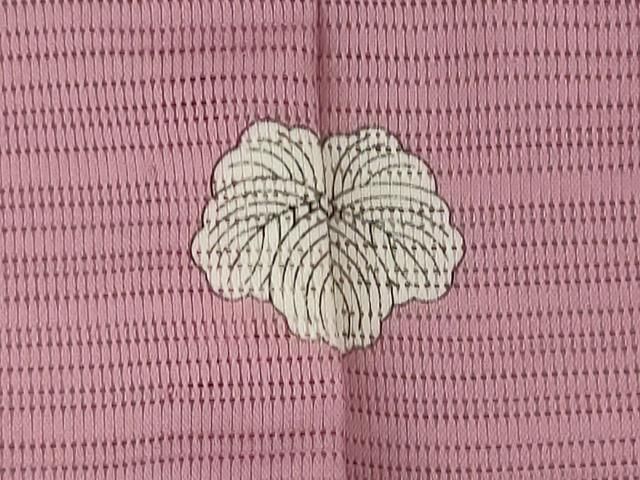 長春色 洗える着物