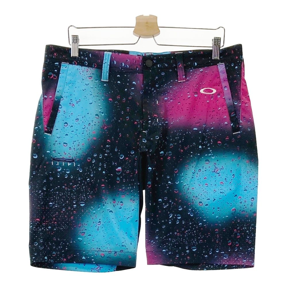 サイズ 34 OAKLEY オークリー ハーフパンツ 総柄 ブラック系 240101439939 ゴルフウェア メンズ ストスト