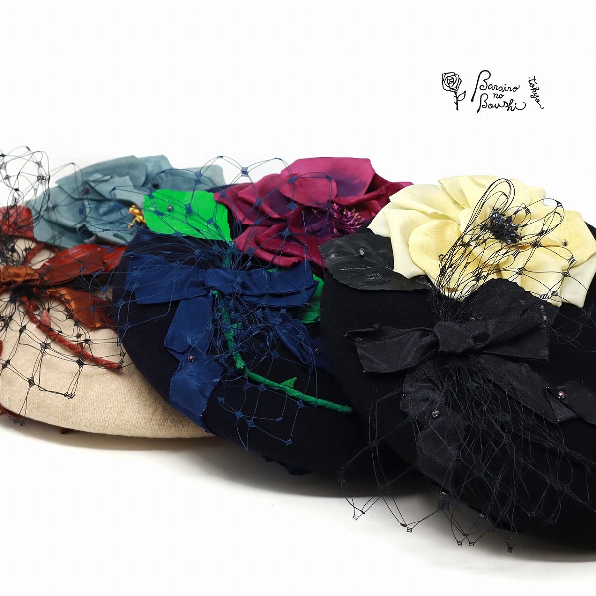 Barairo no Boushi (バライロノボウシ) かわいい ベレー帽 レディース