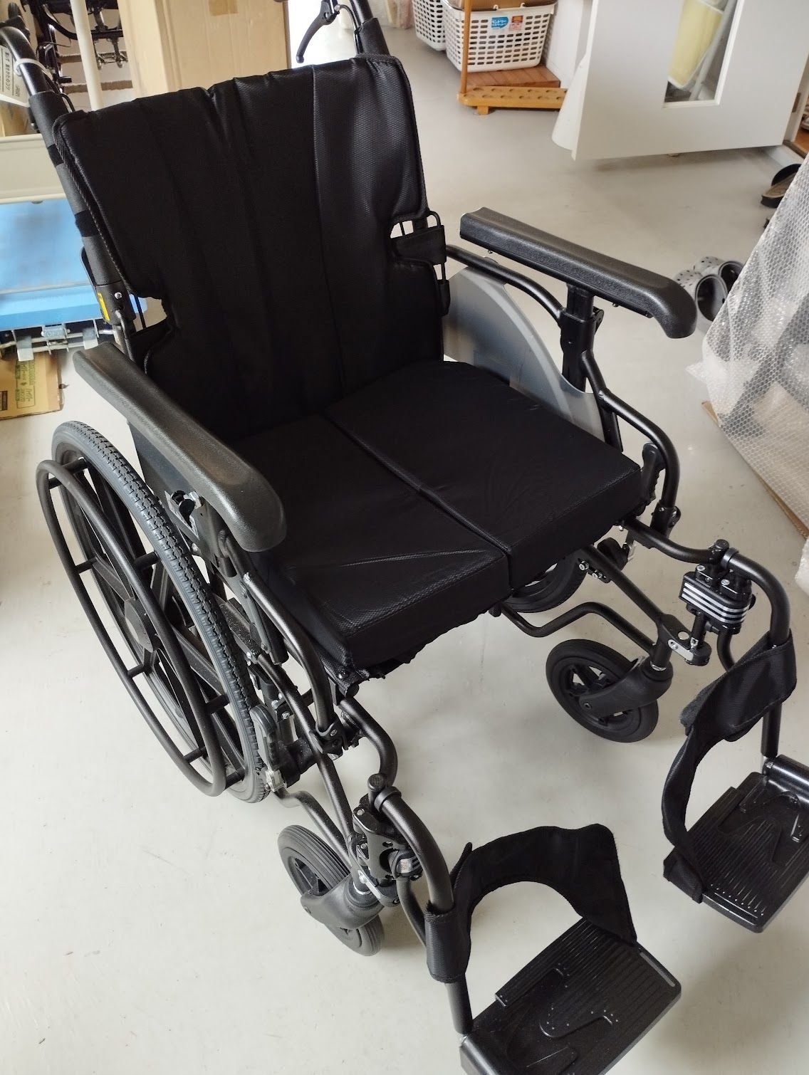 Miki　ミキ　多機能車椅子　アルミ製　KJP-4 大型車椅子 w516291--6.jpg