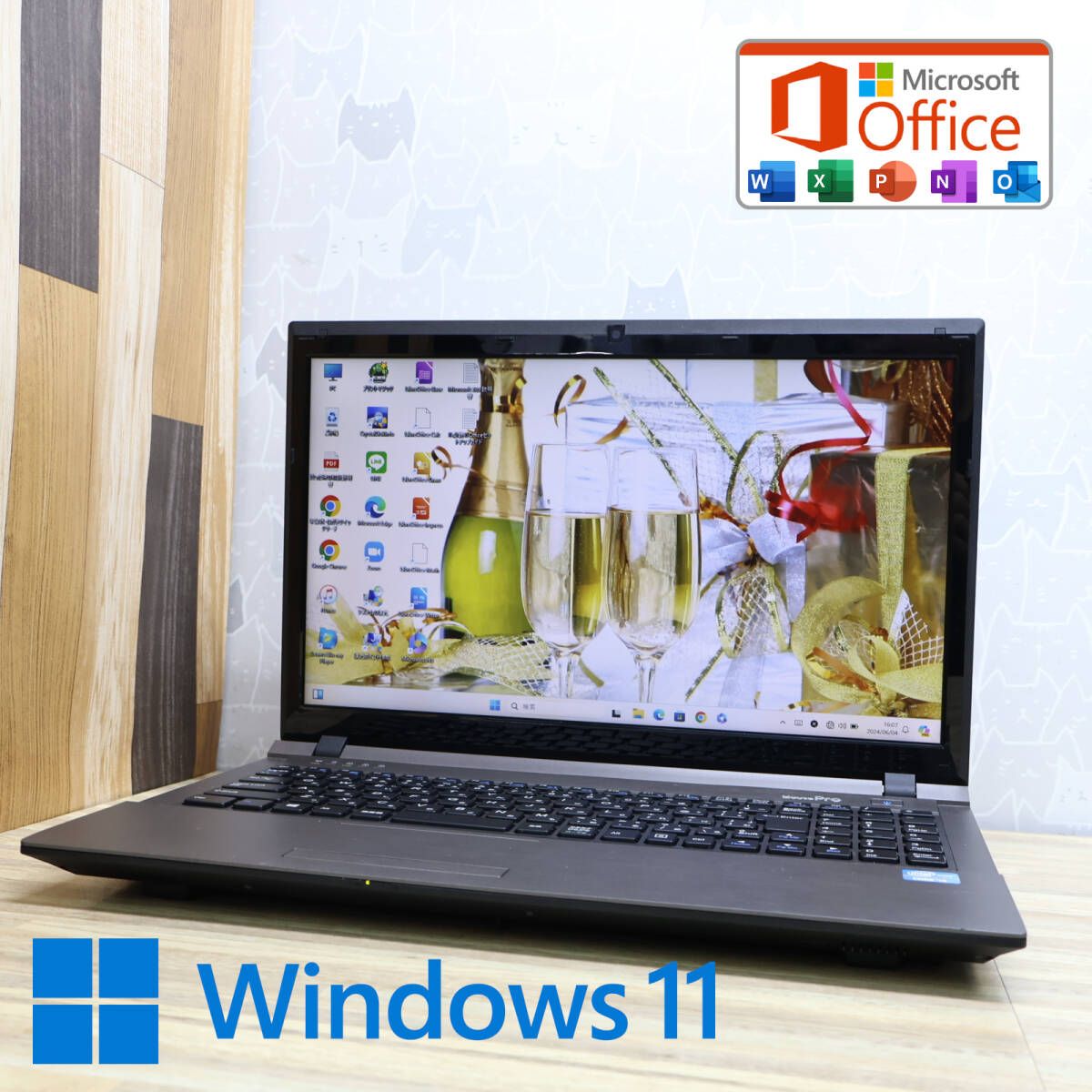 ☆美品 高性能3世代i5！320GB☆MPRO-NB512S Core i5-3210M Win11 MS Office 中古品 ノートPC☆P73276  - メルカリ