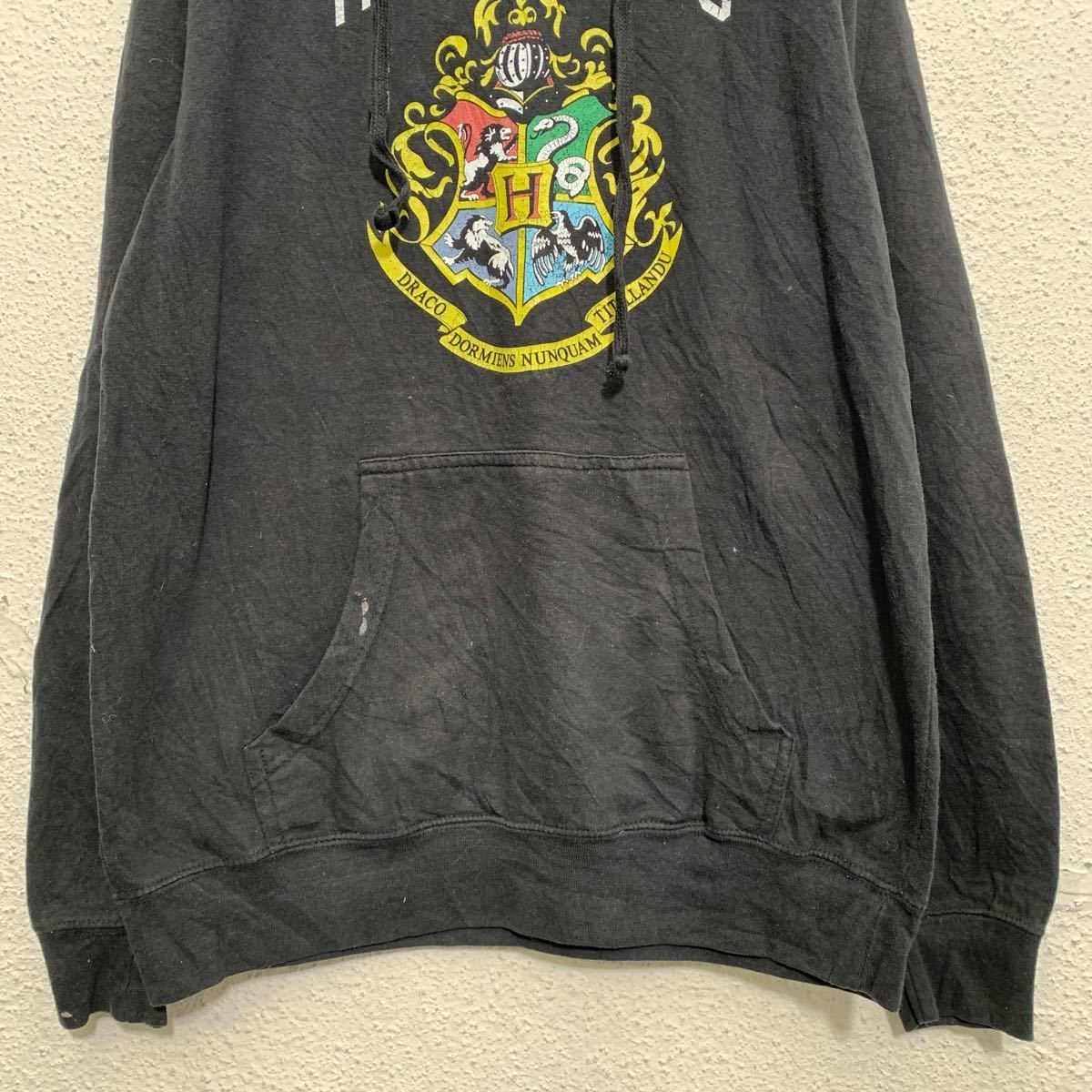 Harry Potter プリント スウェット パーカー S ブラック ハリー Harry Potter プリント スウェット パーカー S ブラック ハリー