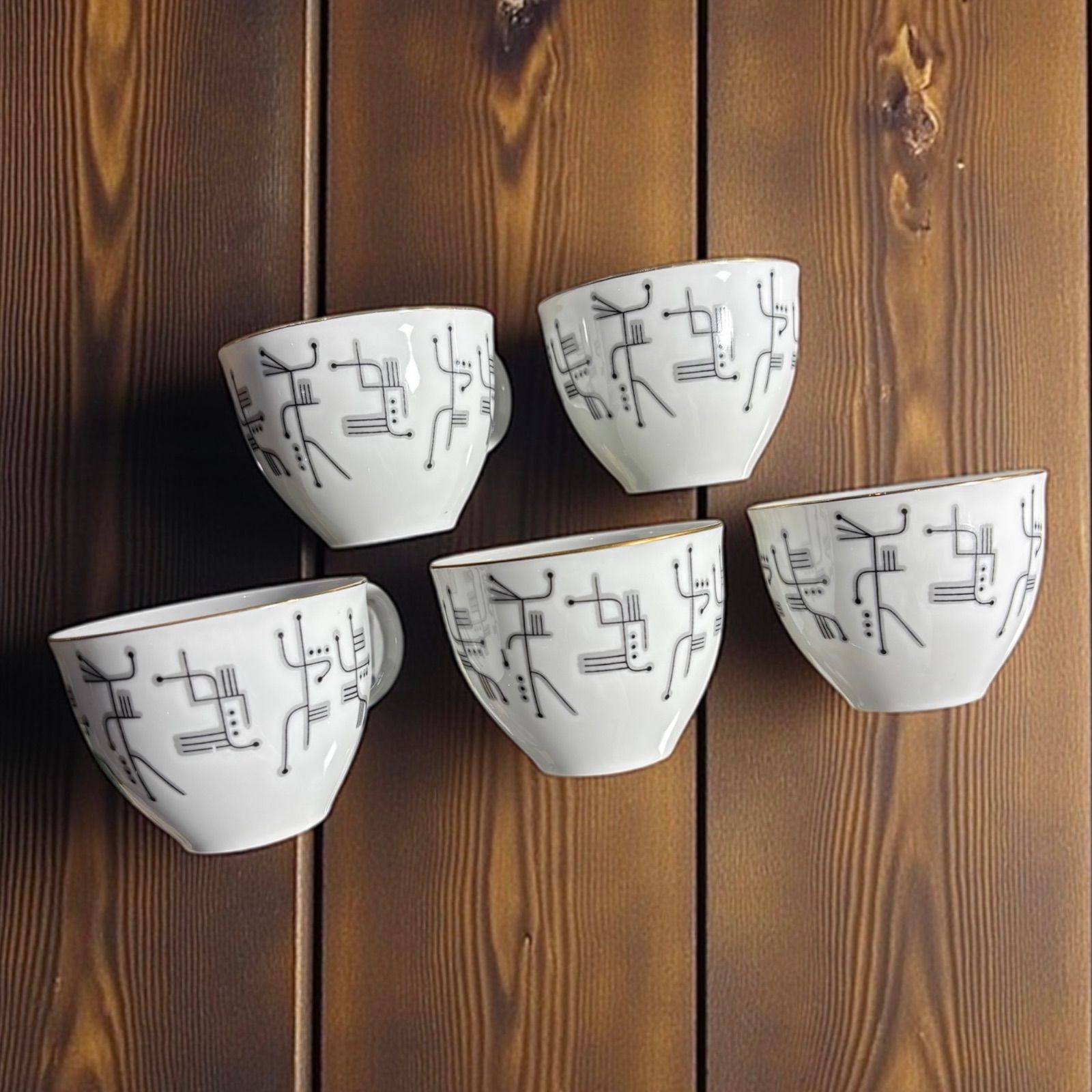 ノリタケ『コーヒーカップ５客揃い』完品　＊おまけ～ノリタケマグカップ2客 ノリタケ『コーヒーカップ5客揃い』完品 ＊おまけ～ノリタケ