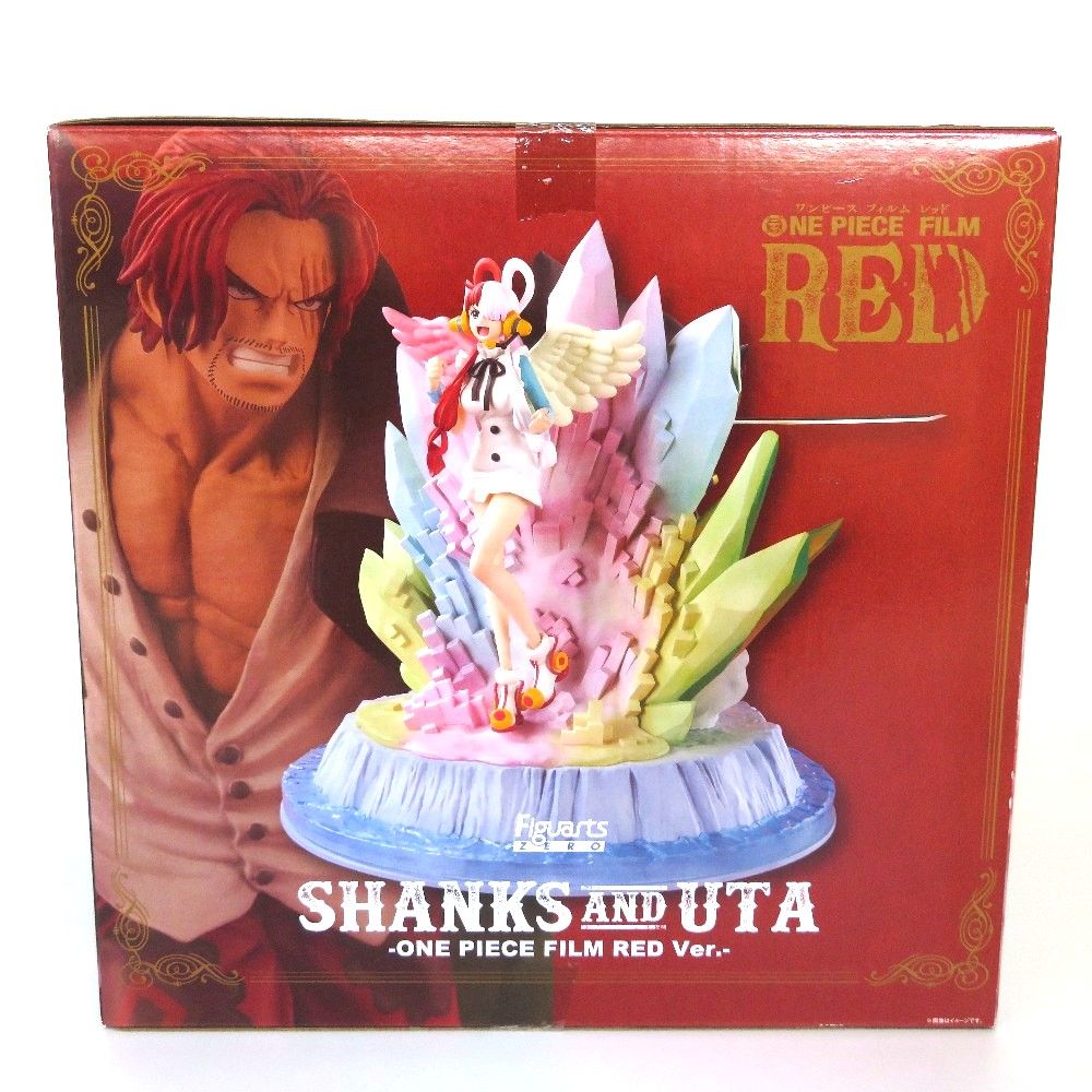BANDAI - BANDAI バンダイ/超激戦 シャンクス&amp;ウタ ONE PIECE FILM RED Ver.「ワンピース」フィギュア/Figuarts ZERO/Sランク/69【中古】 フィギュアーツZERO ［超激戦］シャンクス＆ウタ -ONE PIECE