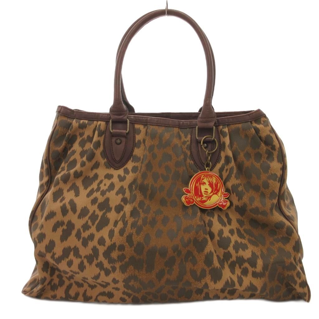 HYSTERIC GLAMOUR ヒスグラ レオパード ボストンバッグ 迷彩 HYSTERIC GLAMOUR ヒスグラ レオパード ボストンバッグ 迷彩