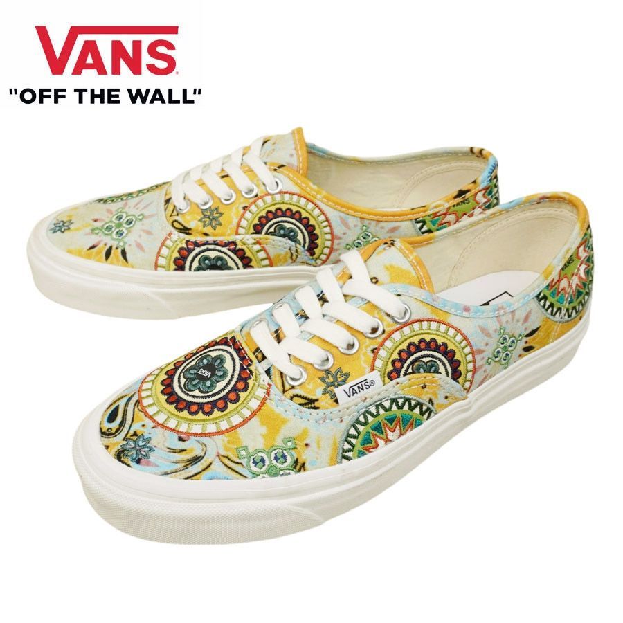 ヴァンズ バンズ VANS 箱なし AUTHENTIC 44 D オーセンティック 44 デラックス ANAHEIM FACTORY MIXED MOS アナハイムファクトリー ミックスドモス ペイズリー バンダナ オルテガ タイダイ 刺繍 スニーカー 靴