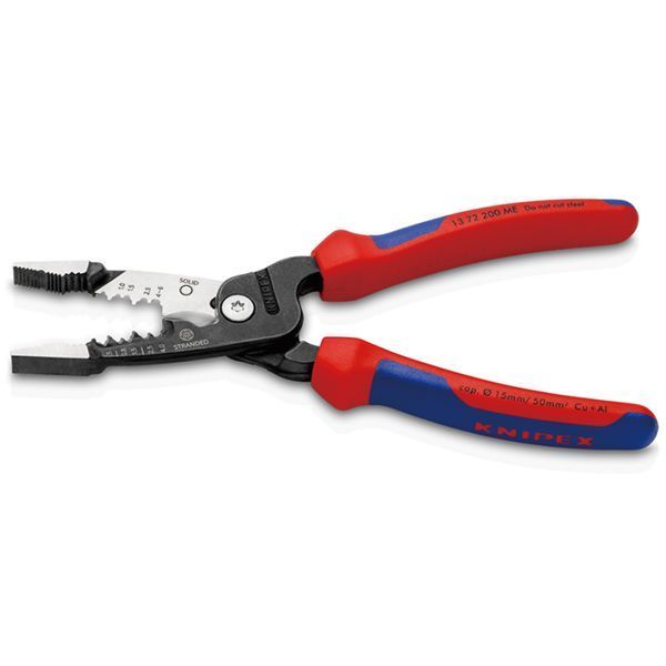 KNIPEX クニペックス ワイヤーストリッパー プラスチックコーティング メトリック サイズ200×52×21mm 1372-200ME