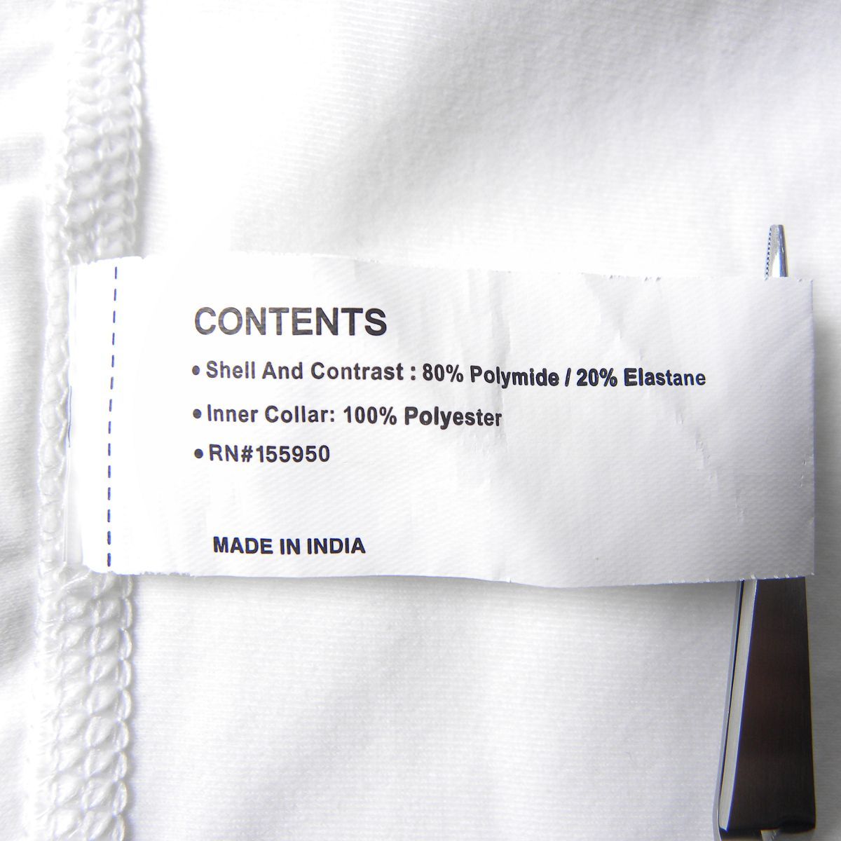 スニードジャック GREYSONグレイソン オオカミアイコン付ハーフジッププルオーバーシャツ インナー ストレッチ ゴルフウェア S ホワイト 程度良好 LLC-HASEGAWATOSO_COM