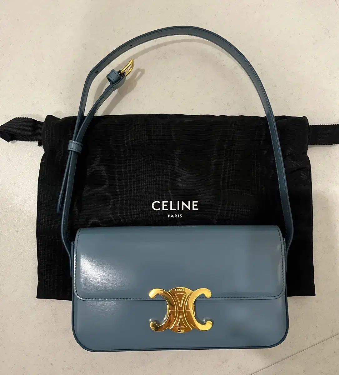 関税送料込 CELINE：セリーヌ トリオンフ クロード バッグ CELINE - セリーヌ CELINE クロード トリオンフ ショルダー
