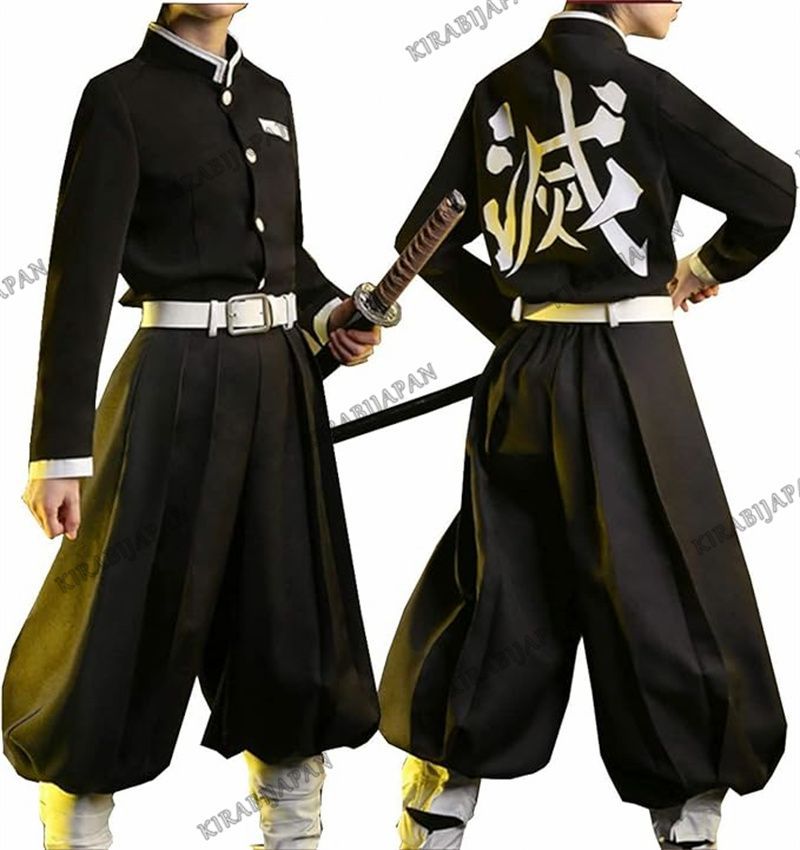 鬼滅の刃 我妻 善逸 コスプレ 鬼殺隊 隊服 コスプレ 5点セット 大人 メンズ 鬼滅の刃 鬼殺隊剣士 我妻善逸 コスプレ衣装｜COSONSEN コスプレ通販