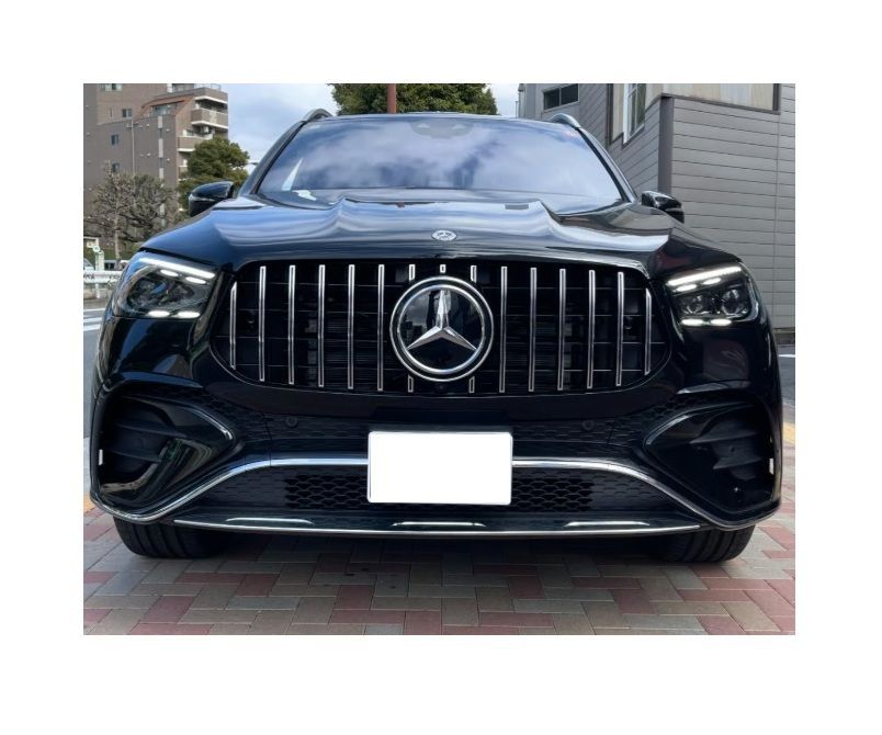ベンツ W167 GLEクラス 後期 GLE300d GLE400d GLE450d GLE450 24y〜 パナメリカーナグリル ブラック クローム 縦フィン ラジエーター ラジエター グリル 4917