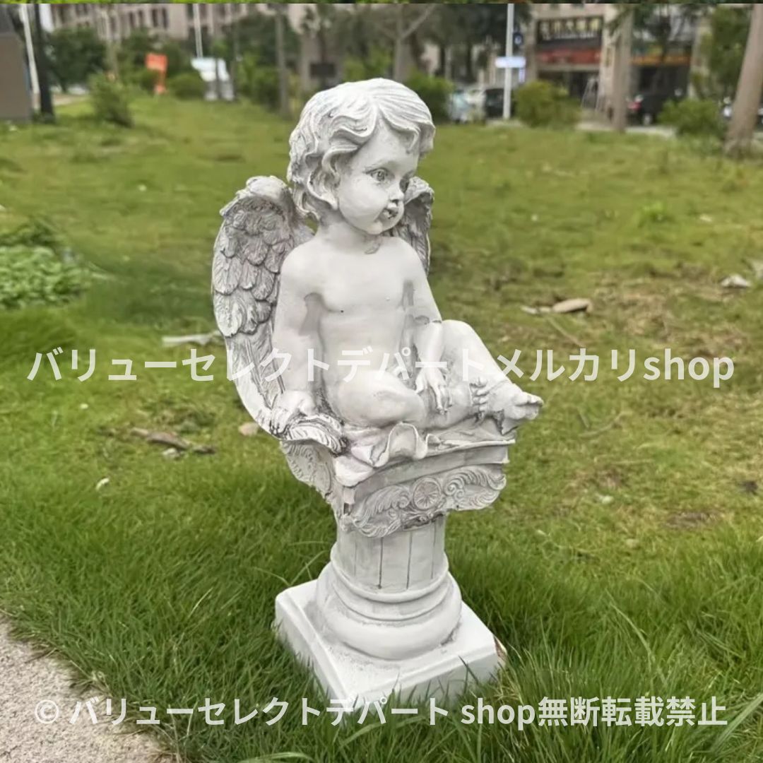 オブジェ ガーデン 天使 北欧 置物 屋外 エンジェル オーナメント 置物 庭 ヨーロピアン 彫刻 庭 屋外 ガーデニング 雑貨 ガーデン雑貨 インテリア アンティーク 装飾 日焼け止め