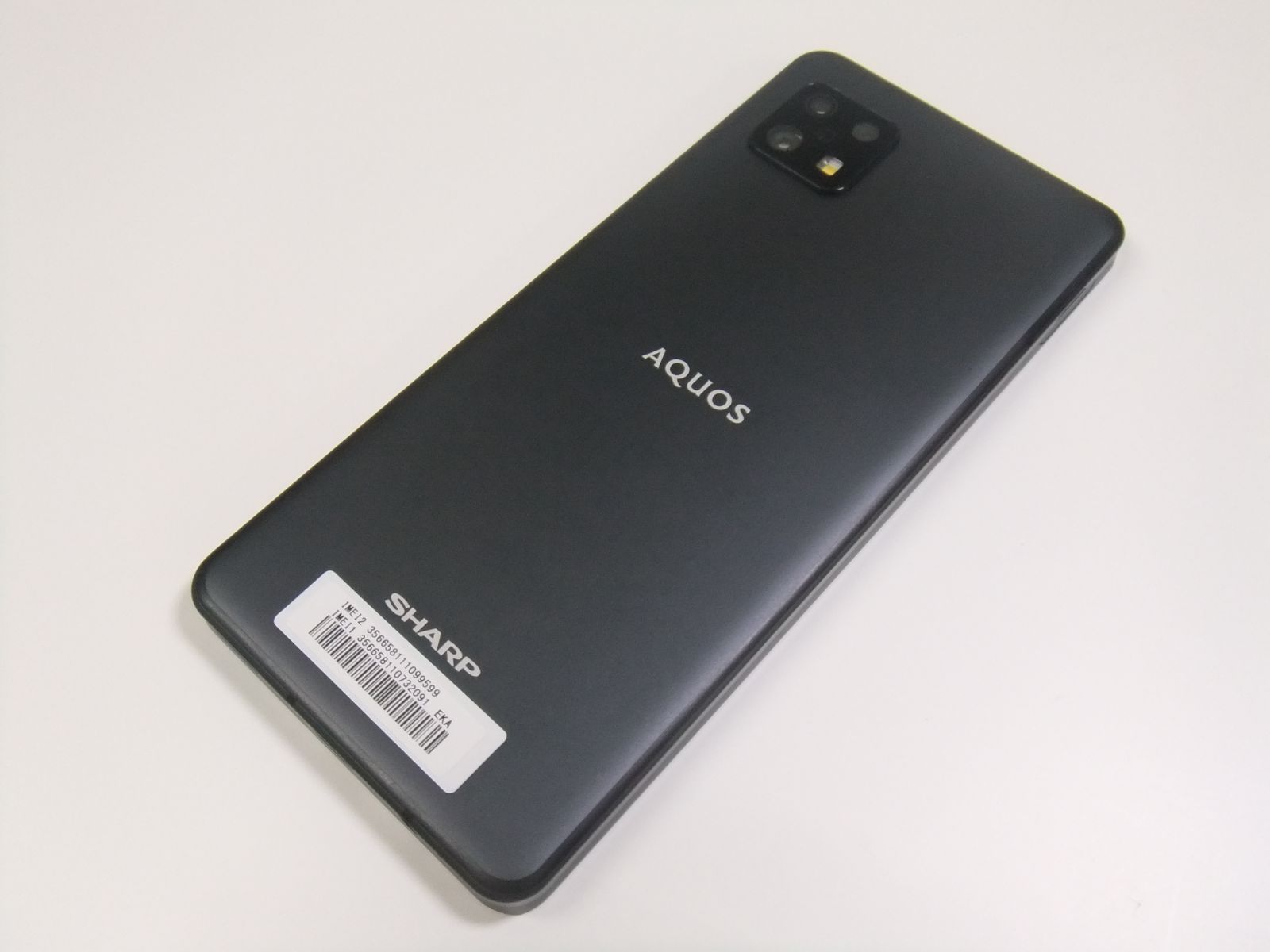 中古】 AQUOS sense6 SH-RM19 ブラック SIMフリー - メルカリ