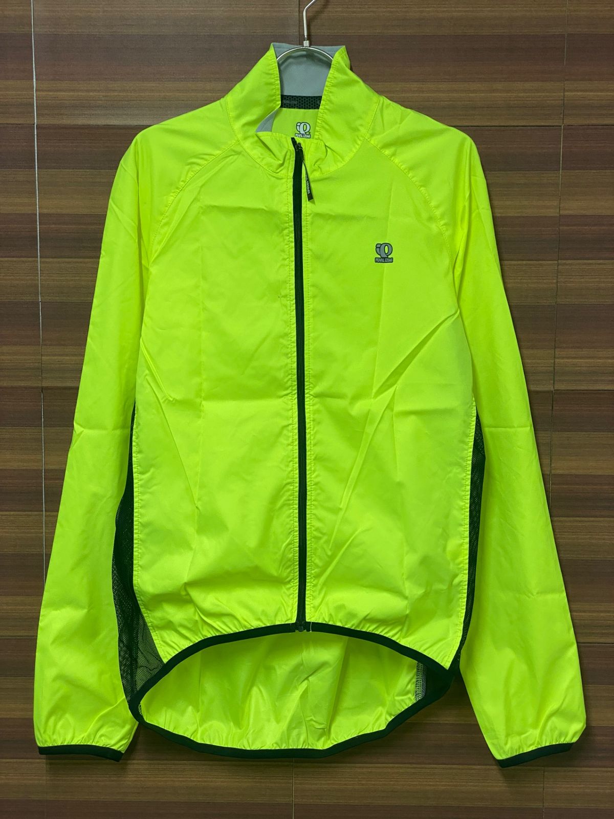 IQ010 パールイズミ Pearlizumi 防風 薄手 サイクルジャケット L ネオンイエロー