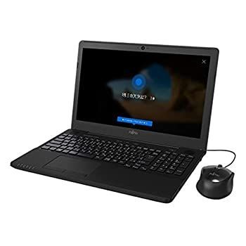 【中古】 富士通 15.6型ノートパソコン FMV LIFEBOOK AH42 C2 シャイニーブラック Celeron メモリ 4GB HDD 1TB 2018年夏モデル FM