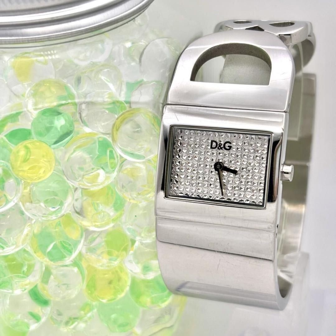 電池 D-G ドルチェ-ガッバーナ ドルガバ バングル レディース 腕時計