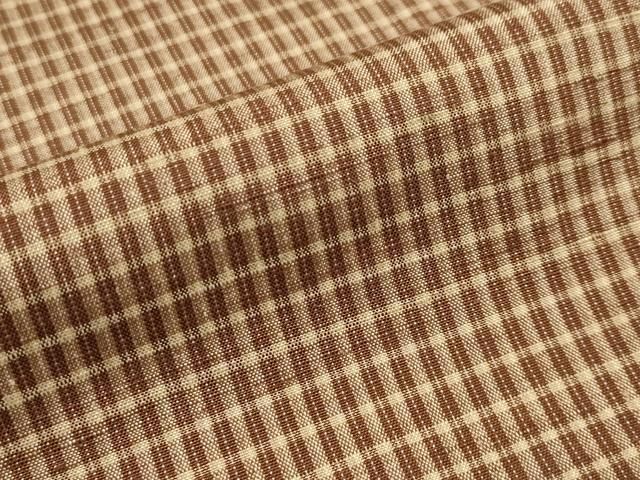 平和屋本店□極上 青山みとも 紬 単衣 格子柄 逸品 CYAA2429s5 - メルカリ