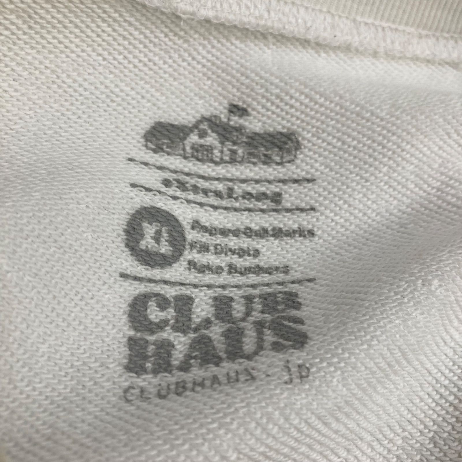 CLUB HAUS クラブハウス 刺繍ロゴスウェット スウェットシャツ 