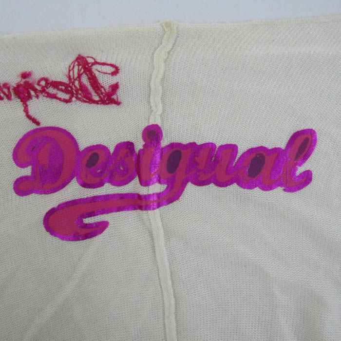 デシグアル カーディガン ポンチョ ブランド トップス 赤 黒 レディース Mサイズ レッド×ブラック Desigual デシグアル カーディガン ポンチョ ブランド トップス 赤 黒