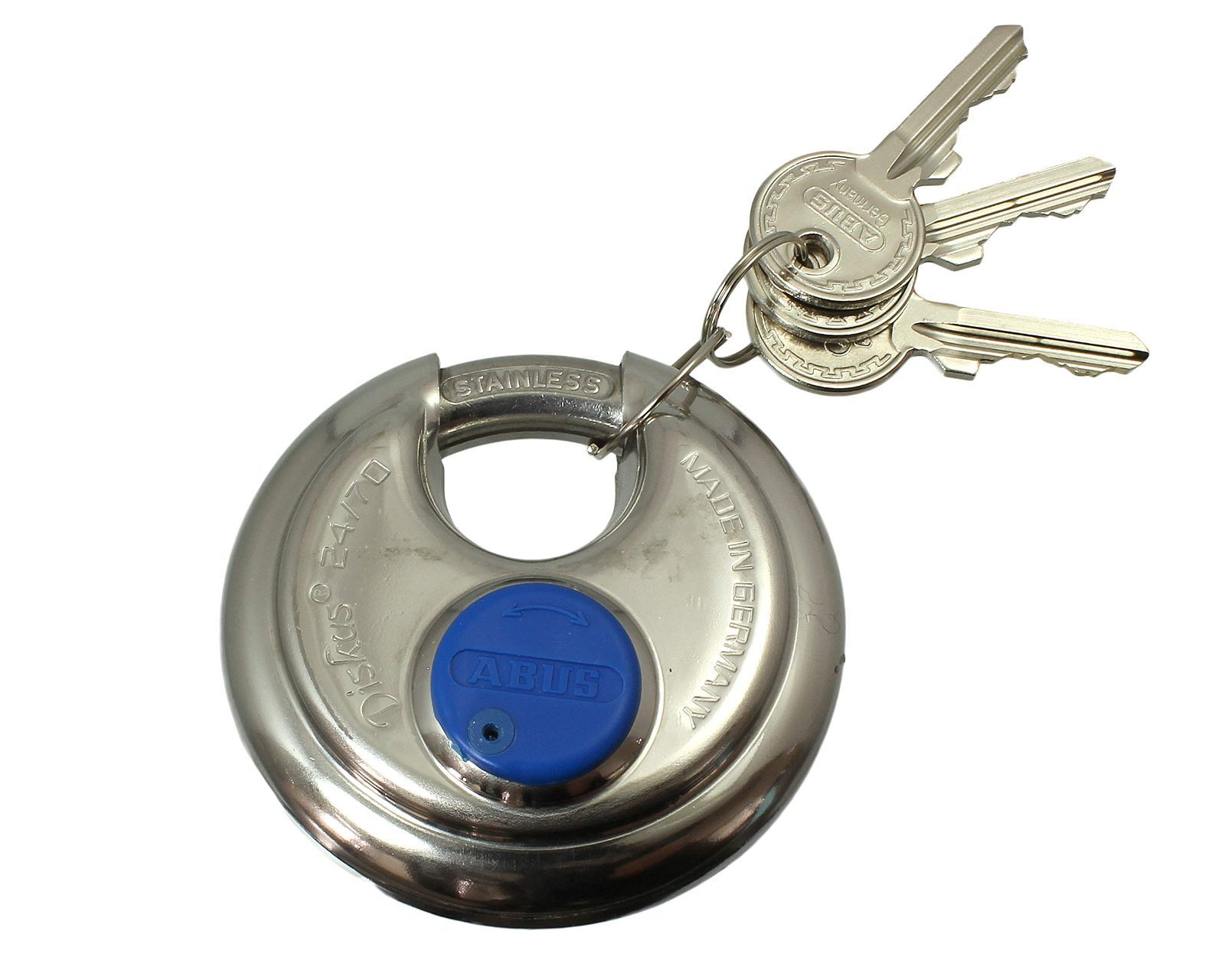 Size 70ｍｍ ハイロジック ABUS 南京錠 ディスカスロック GS-810 70mm