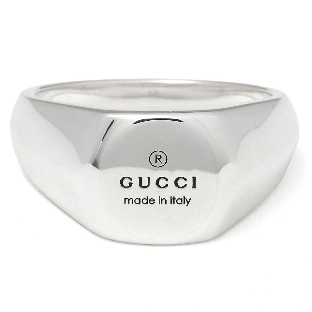 新品 グッチ GUCCI リング トレードマーク シルバー - メルカリ