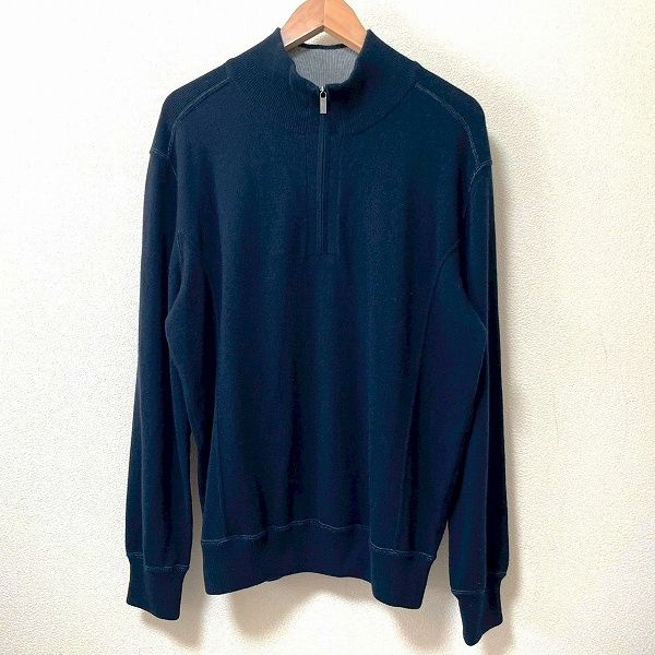 wnc エルメネジルドゼニア ErmenegildoZegna ニット・セーター 紺